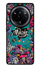 Music Graffiti Realme 14 Pro 5G Glass Case
