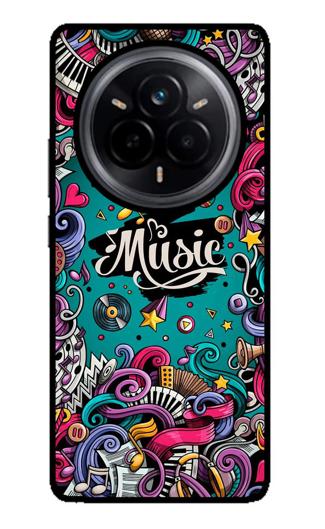 Music Graffiti Realme 14 Pro 5G Glass Case