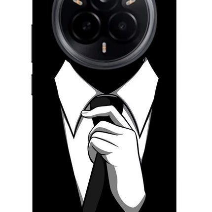 Black Tie Realme 14 Pro 5G Glass Case