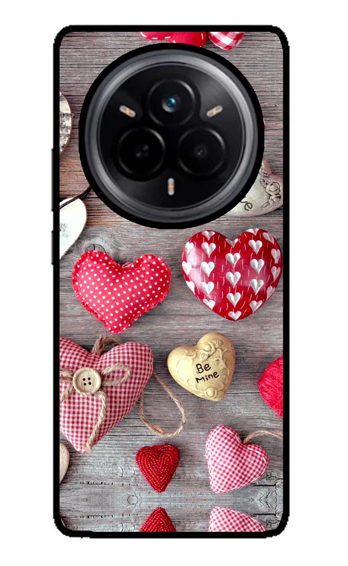 Love Wallpaper Realme 14 Pro 5G Glass Case Back Cover by Casekaro