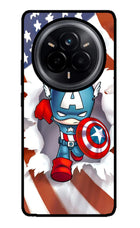 Captain America Realme 14 Pro 5G Glass Case