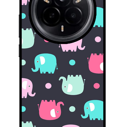 Elephants Realme 14 Pro 5G Glass Case