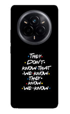 FRIENDS Dialogue Realme 14 Pro 5G Glass Case