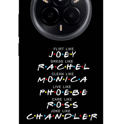 FRIENDS Character Realme 14 Pro 5G Glass Case