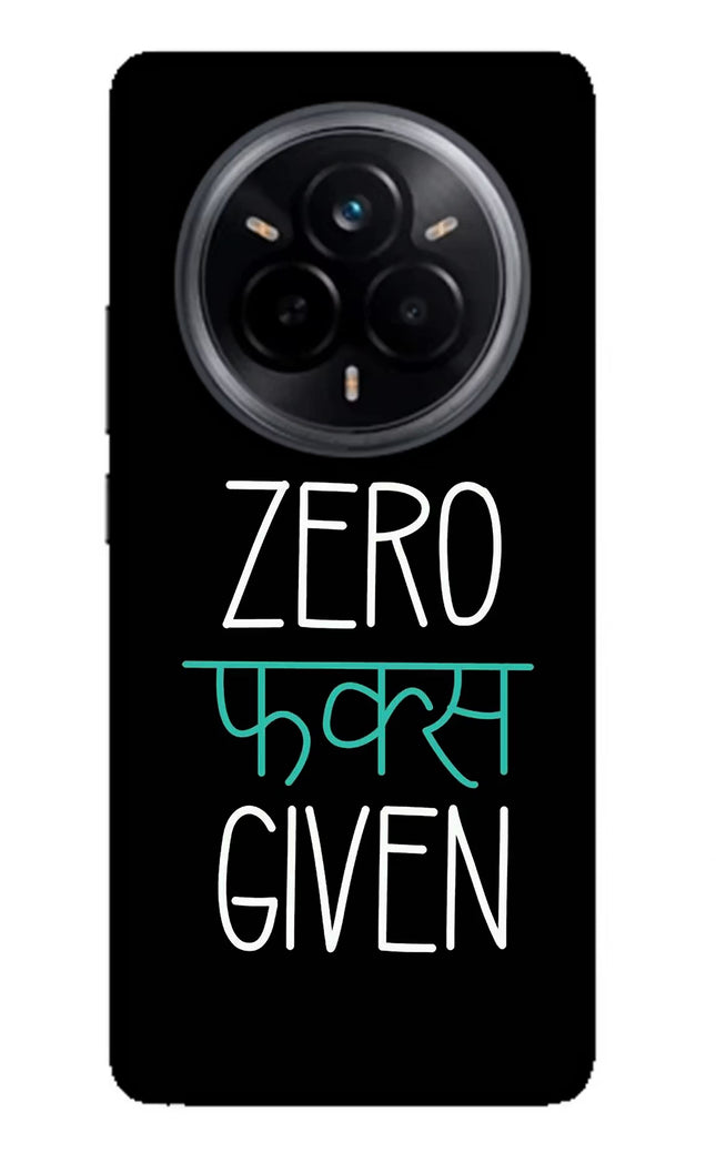 Zero Fucks Given Realme 14 Pro 5G Glass Case
