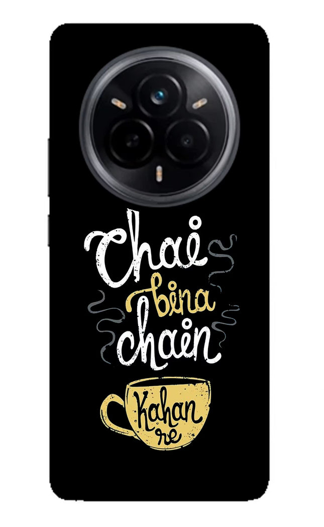 Chai Bina Chain Kaha Re Realme 14 Pro 5G Glass Case Back Cover by Casekaro