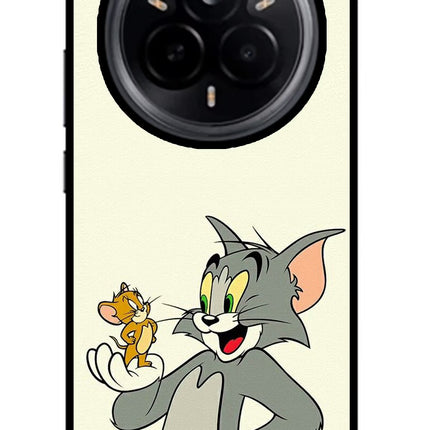 Tom & Jerry Realme 14 Pro 5G Glass Case Back Cover by Casekaro