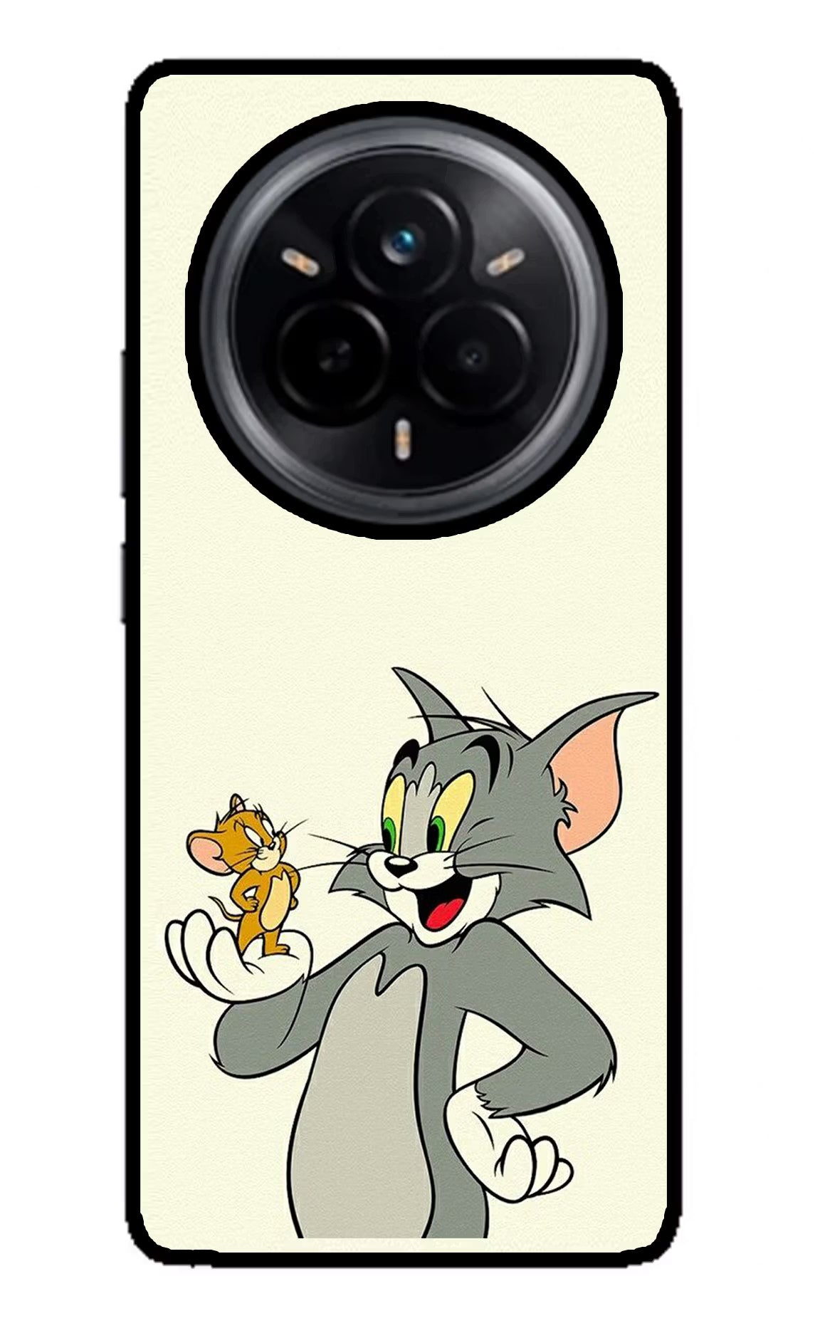 Tom & Jerry Realme 14 Pro 5G Glass Case Back Cover by Casekaro
