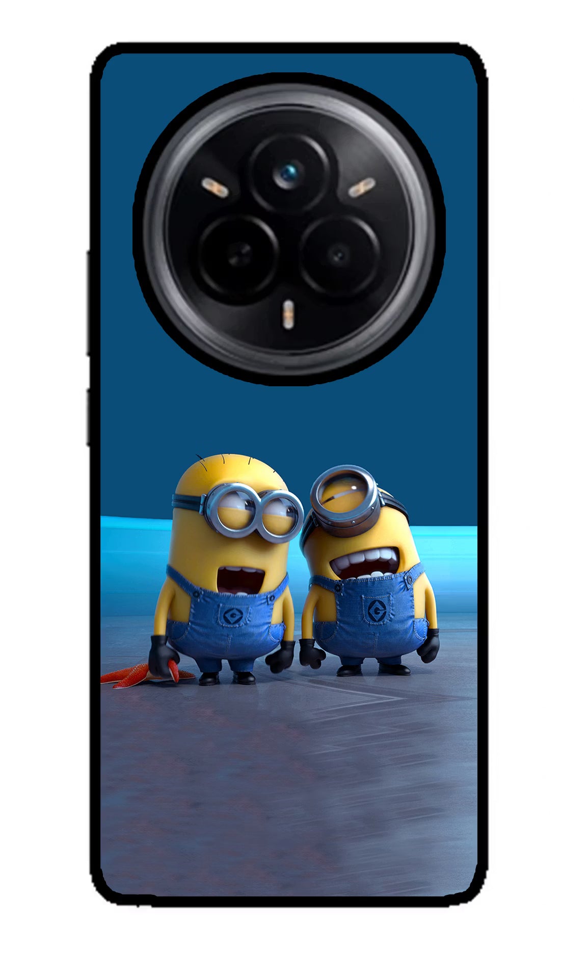 Minion Laughing Realme 14 Pro 5G Glass Case Back Cover by Casekaro