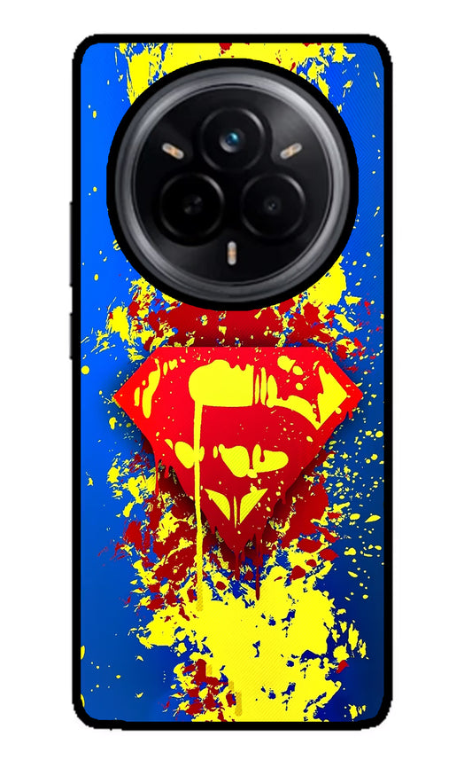 Superman logo Realme 14 Pro 5G Glass Case