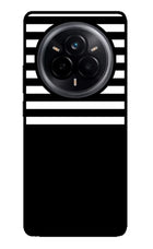 Black and White Print Realme 14 Pro 5G Glass Case