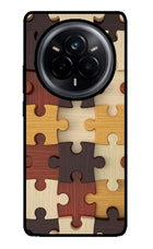 Wooden Puzzle Realme 14 Pro 5G Glass Case