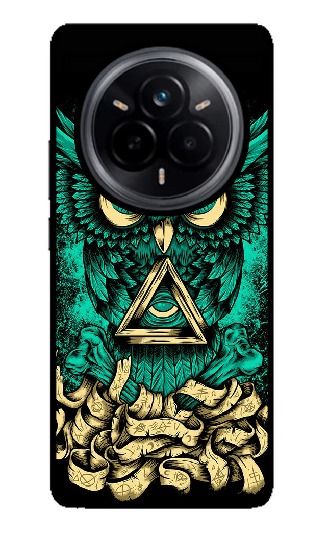Green Owl Realme 14 Pro 5G Glass Case
