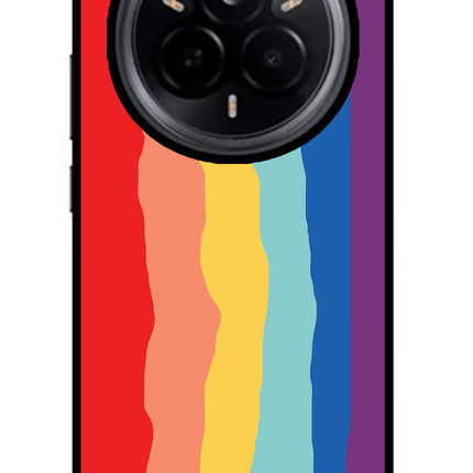 Rainbow Realme 14 Pro 5G Glass Case