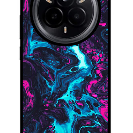 Abstract Realme 14 Pro 5G Glass Case