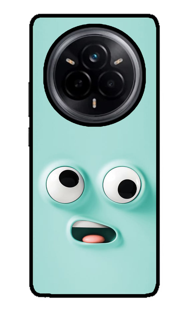 Funny Cartoon Realme 14 Pro 5G Glass Case Back Cover by Casekaro
