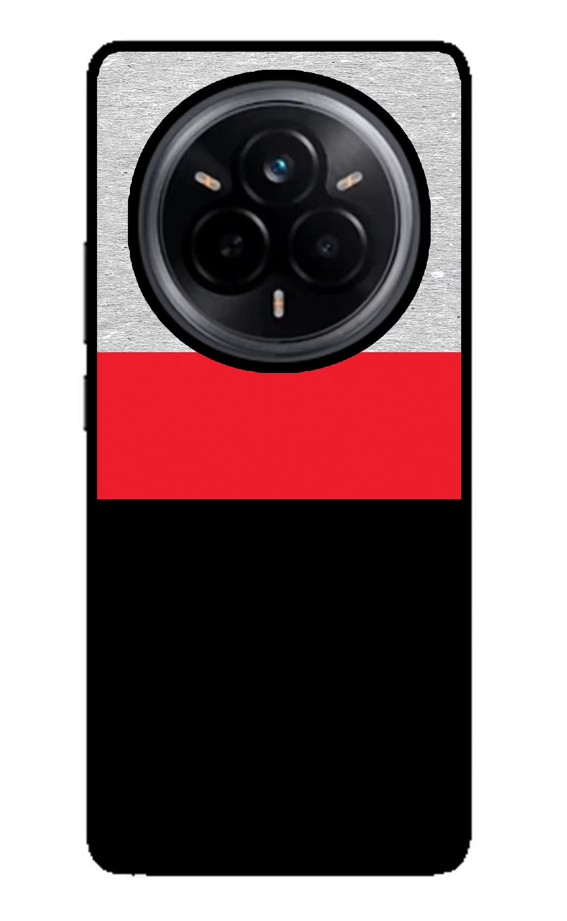 Tri Color Pattern Realme 14 Pro 5G Glass Case