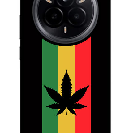 Weed Flag Realme 14 Pro 5G Glass Case