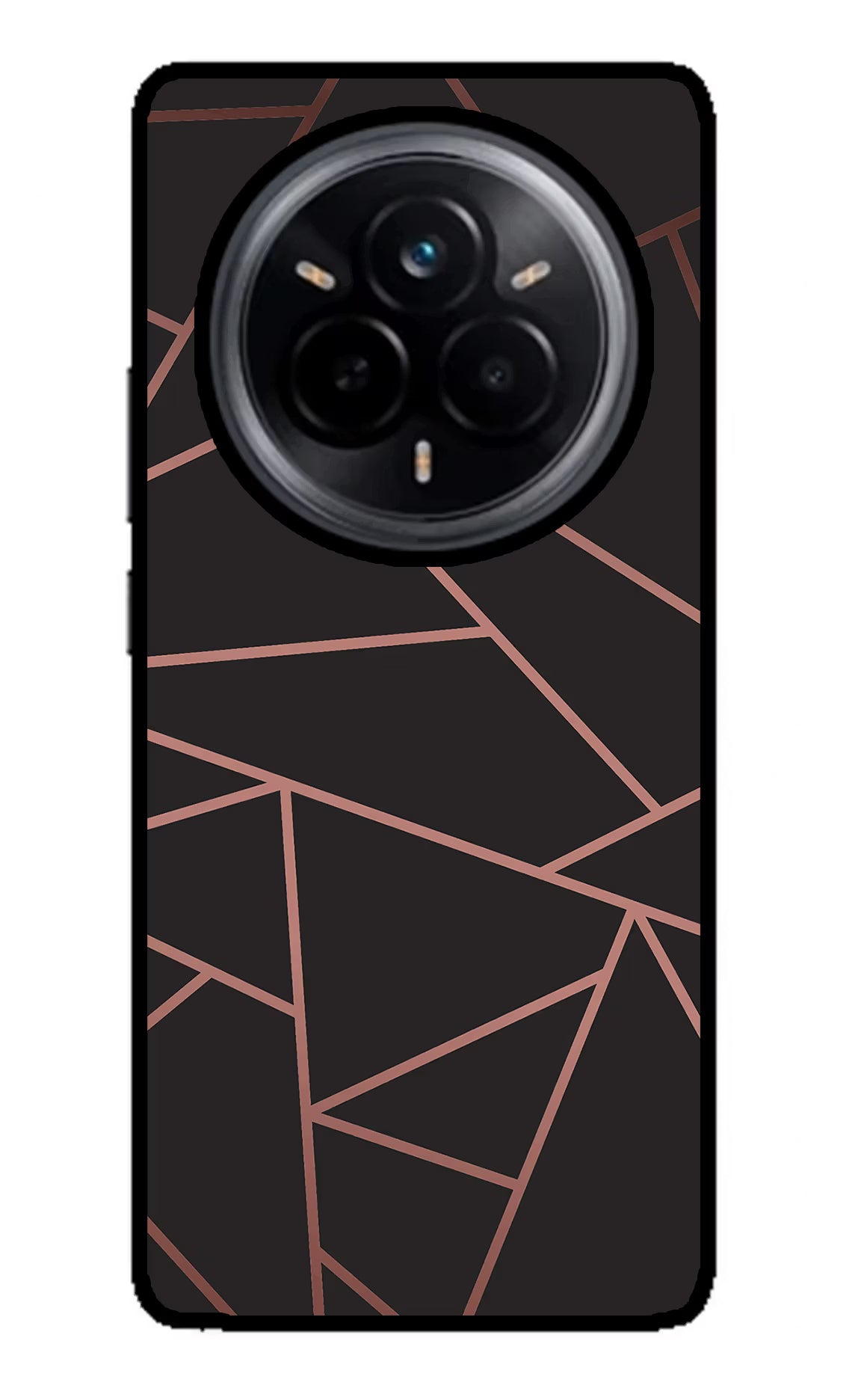 Geometric Pattern Realme 14 Pro 5G Glass Case Back Cover by Casekaro