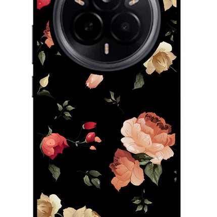 Flowers Realme 14 Pro 5G Glass Case