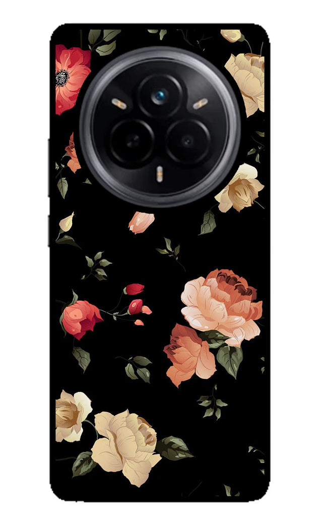 Flowers Realme 14 Pro 5G Glass Case