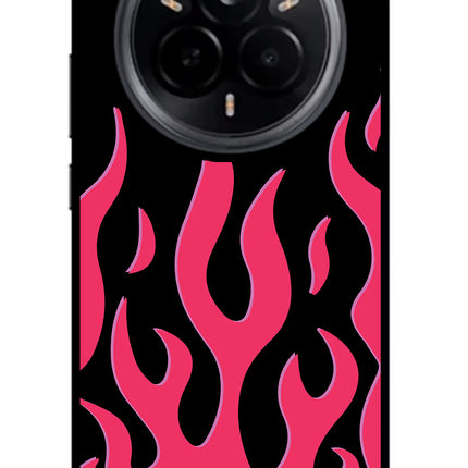 Fire Flames Realme 14 Pro 5G Glass Case