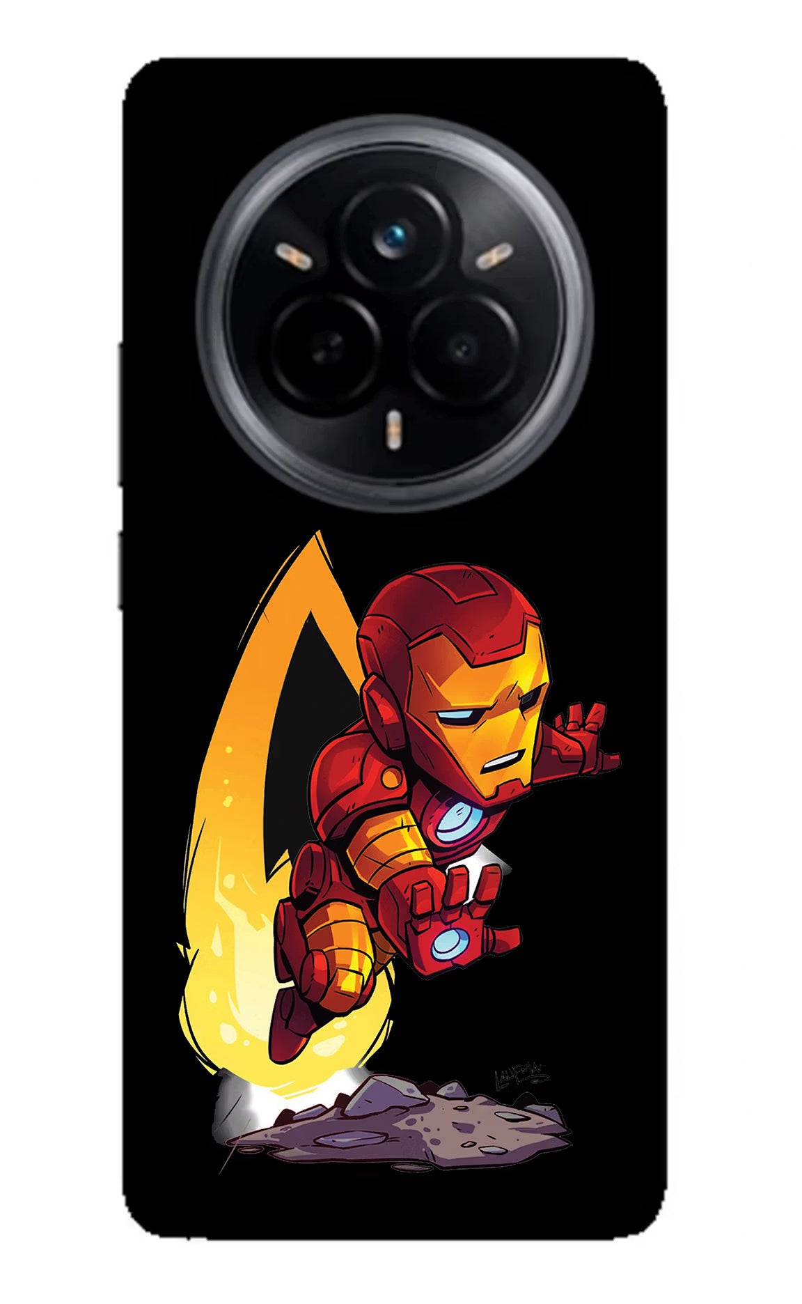 IronMan Realme 14 Pro 5G Glass Case Back Cover by Casekaro