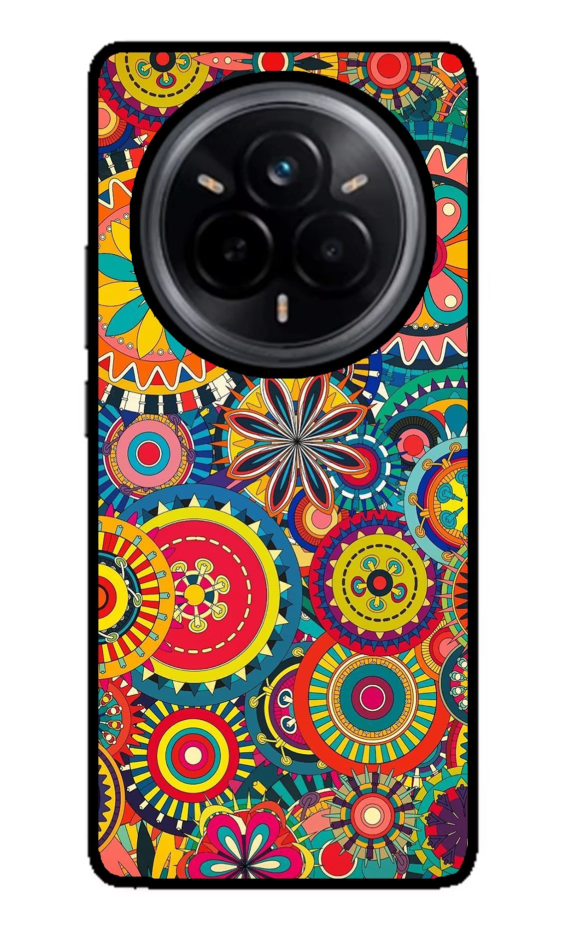 Gol Gol Art Realme 14 Pro 5G Glass Case Back Cover by Casekaro