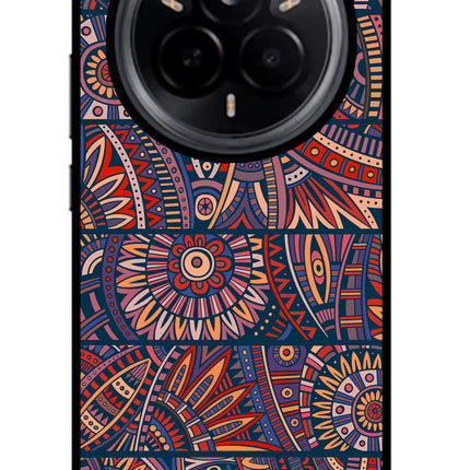 African Culture Design Realme 14 Pro 5G Glass Case