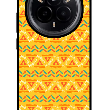 Tribal Pattern Realme 14 Pro 5G Glass Case