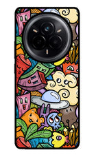 Veggie Doodle Realme 14 Pro 5G Glass Case