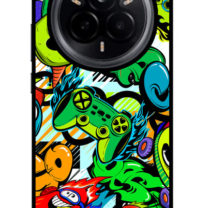 Game Doodle Realme 14 Pro 5G Glass Case