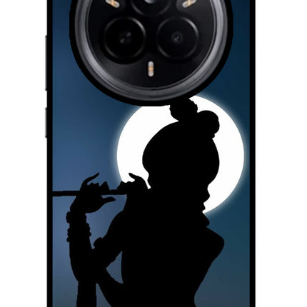 Shri Krishna Silhouette Realme 14 Pro 5G Glass Case