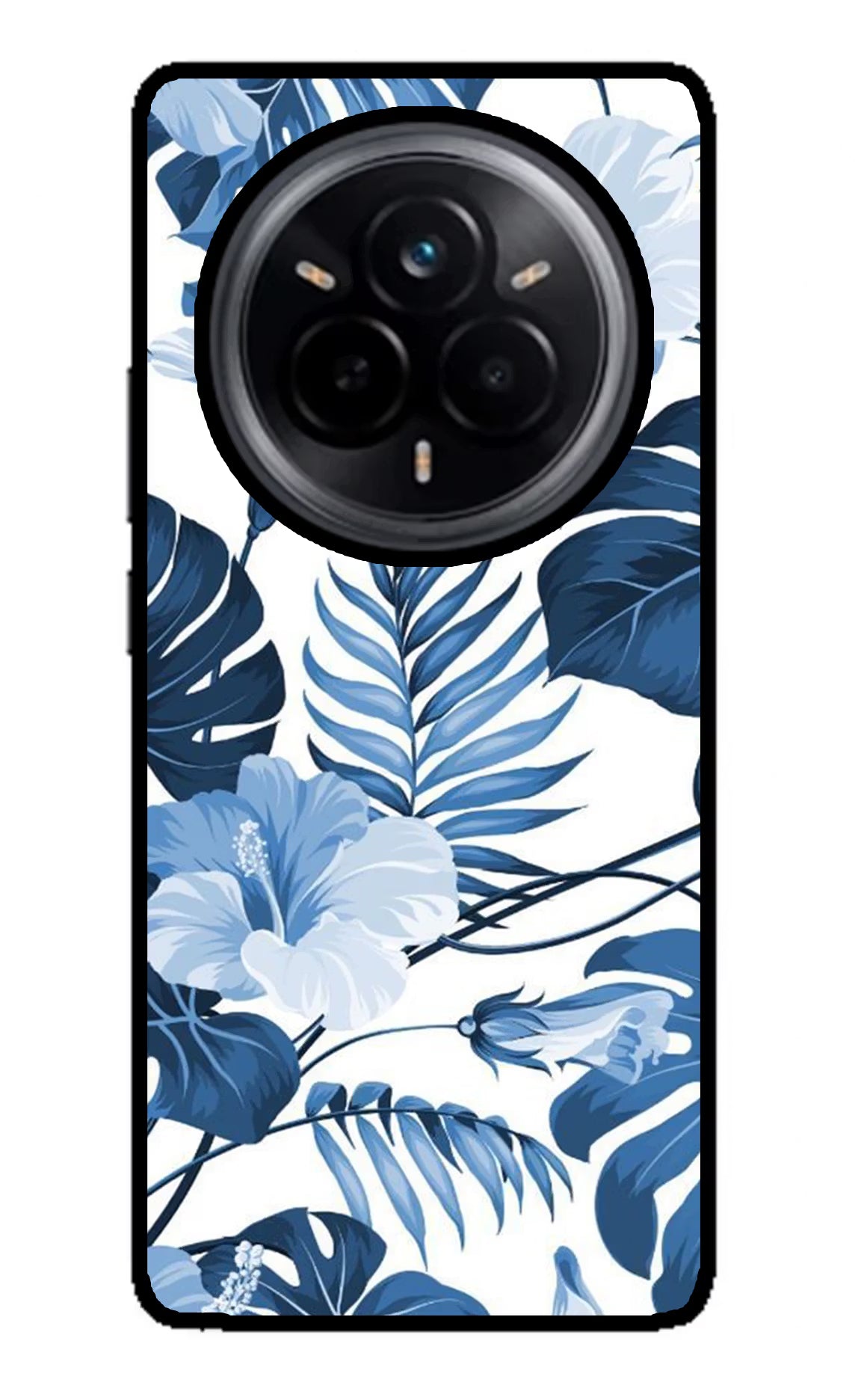 Fabric Art Realme 14 Pro 5G Glass Case Back Cover by Casekaro