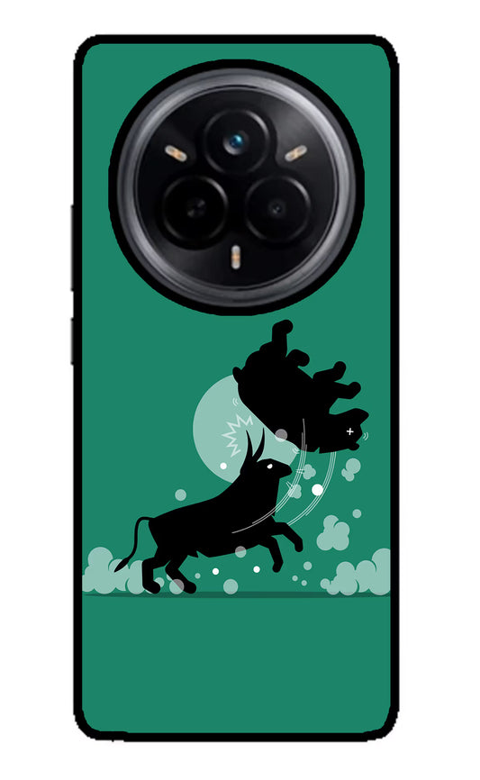 Bull Conqueror Realme 14 Pro 5G Glass Case