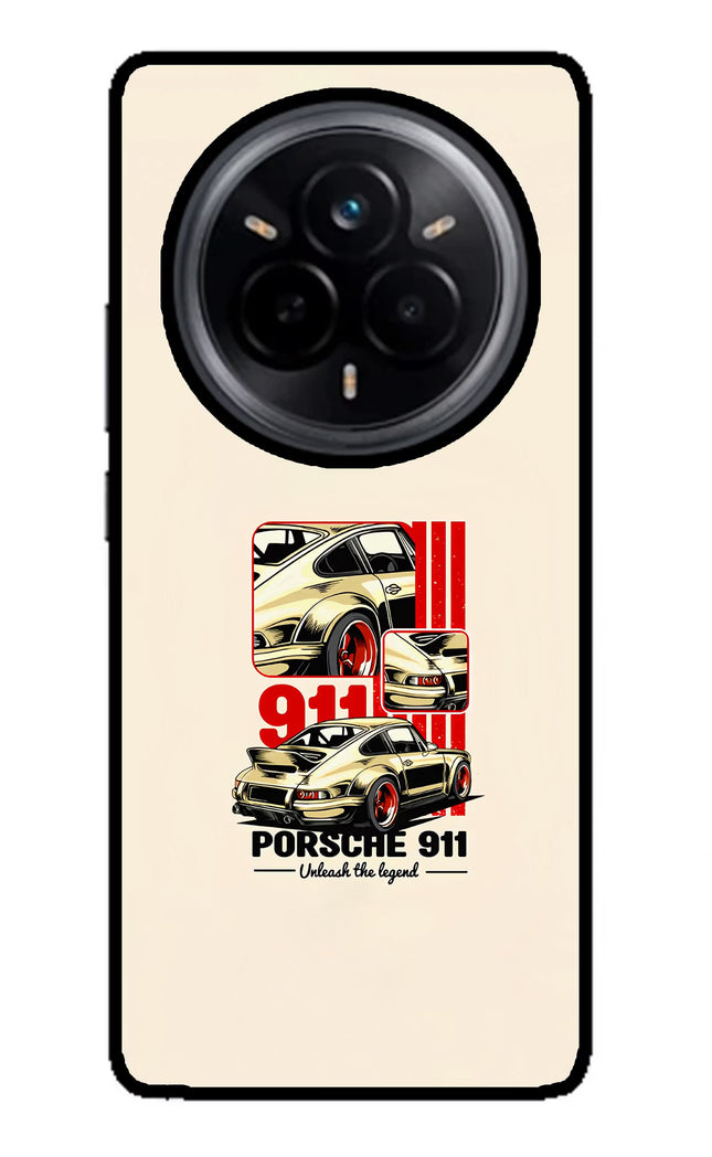 Classic Porsche 911 Realme 14 Pro 5G Glass Case Back Cover by Casekaro
