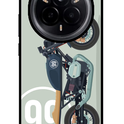 Classic Cafe Racer 99 Realme 14 Pro 5G Glass Case