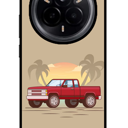 Desert Classic Drive Realme 14 Pro 5G Glass Case