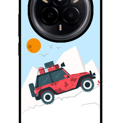 Mountain Trail Beast Realme 14 Pro 5G Glass Case