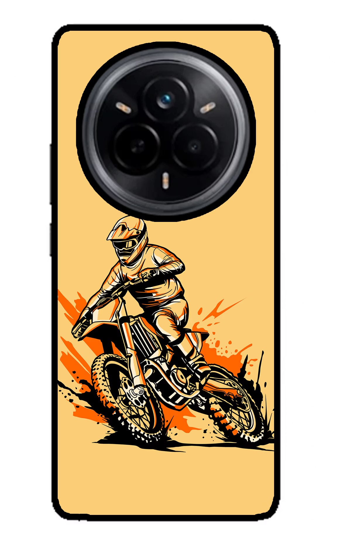 Off-Road Fury Realme 14 Pro 5G Glass Case Back Cover by Casekaro