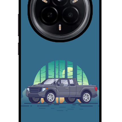 Retro Garage Vibe Realme 14 Pro 5G Glass Case