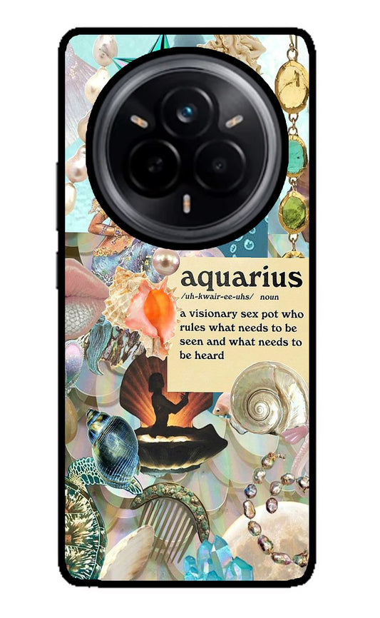 Aquarius Zodiac Realme 14 Pro 5G Glass Case