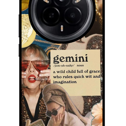 Gemini Zodiac Realme 14 Pro 5G Glass Case