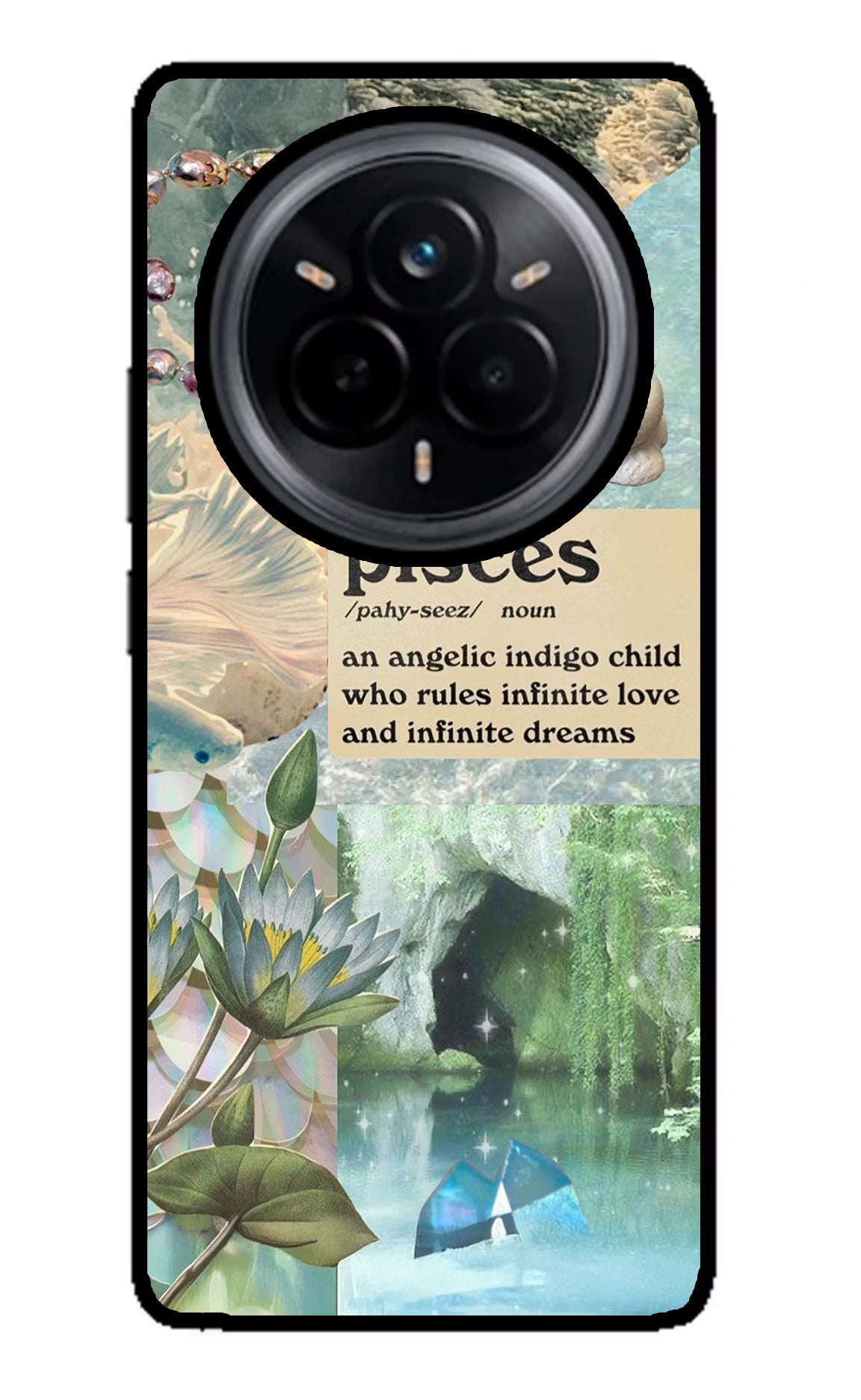 Pisces Zodiac Realme 14 Pro 5G Glass Case