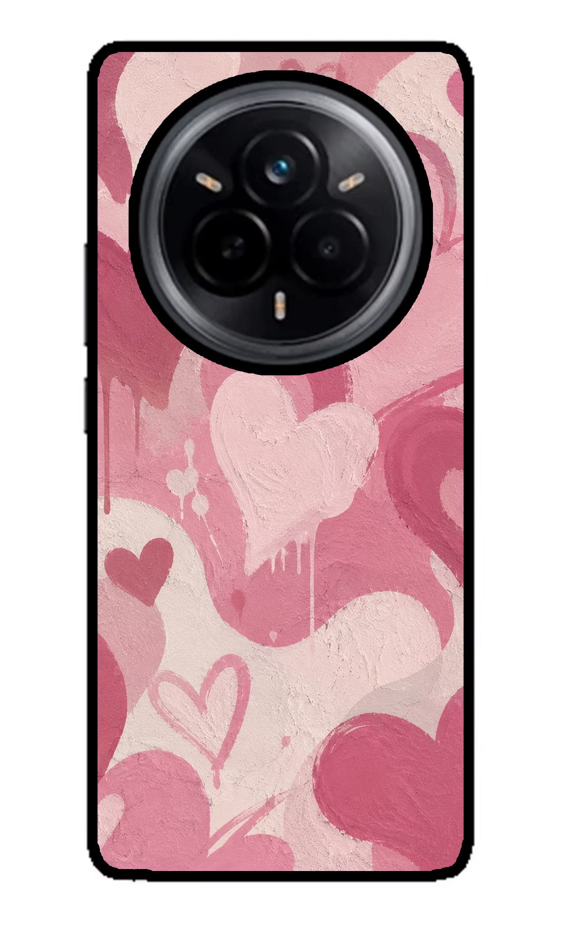 Hearty case Realme 14 Pro 5G Glass Case Back Cover by Casekaro
