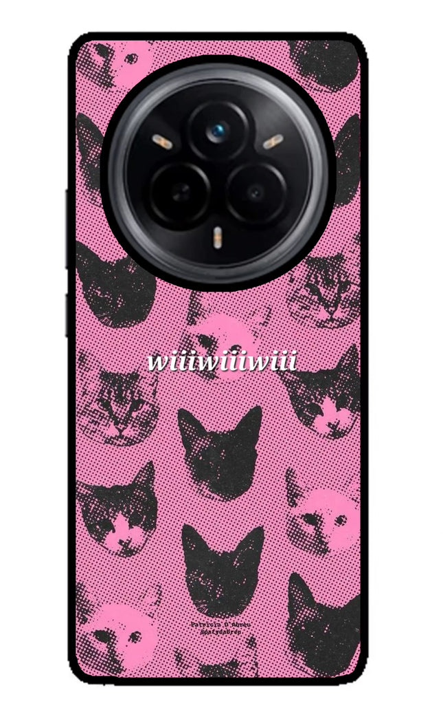 Pink Cats Realme 14 Pro 5G Glass Case