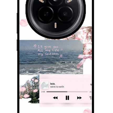 Wave to earth Realme 14 Pro 5G Glass Case