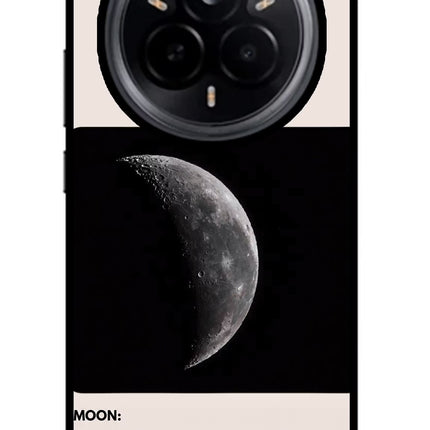 Moon Phase Realme 14 Pro 5G Glass Case