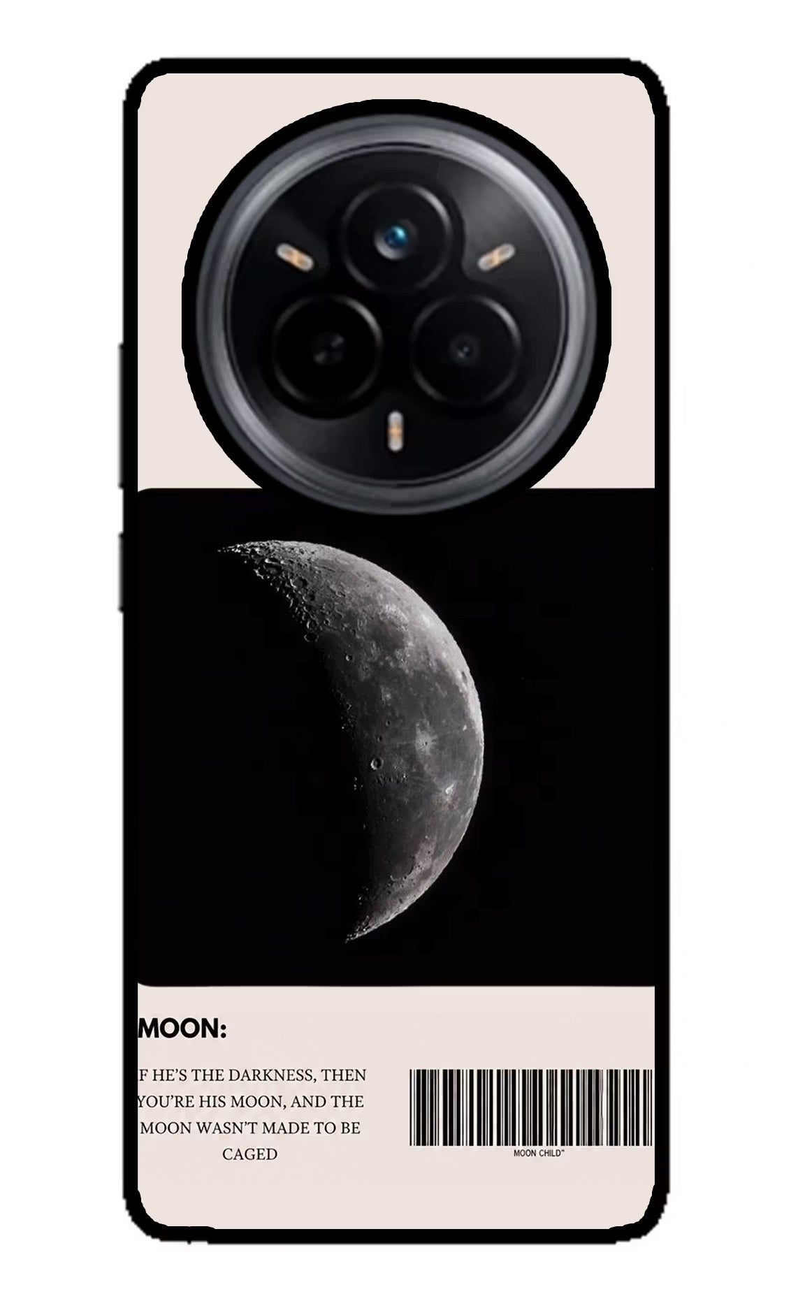 Moon Phase Realme 14 Pro 5G Glass Case
