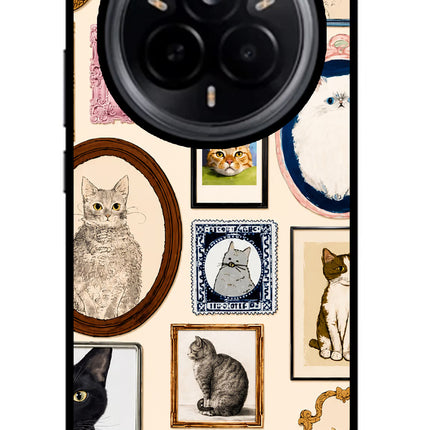 Mirror Cats Realme 14 Pro 5G Glass Case